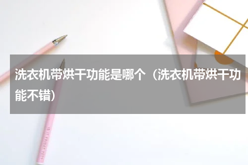 洗衣机带烘干功能是哪个（洗衣机带烘干功能不错）
