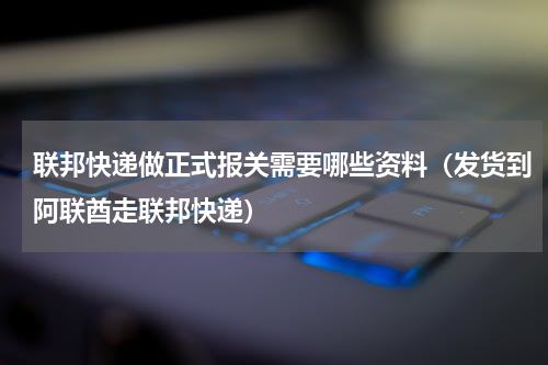 联邦快递做正式报关需要哪些资料（发货到阿联酋走联邦快递）