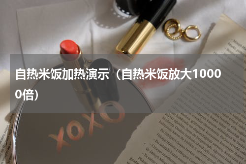 自热米饭加热演示（自热米饭放大10000倍）