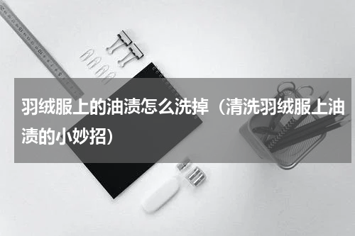 羽绒服上的油渍怎么洗掉（清洗羽绒服上油渍的小妙招）