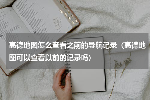 高德地图怎么查看之前的导航记录（高德地图可以查看以前的记录吗）