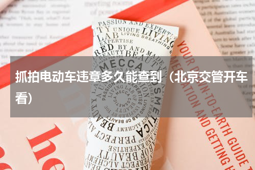 抓拍电动车违章多久能查到（北京交管开车看）
