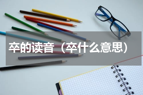 卒的读音（卒什么意思）