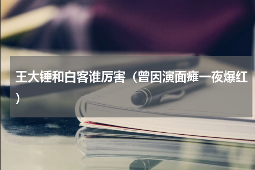 王大锤和白客谁厉害（曾因演面瘫一夜爆红）