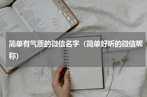 简单有气质的微信名字（简单好听的微信昵称）