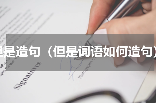 但是造句（但是词语如何造句）