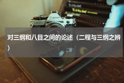 对三纲和八目之间的论述（二程与三纲之辨）