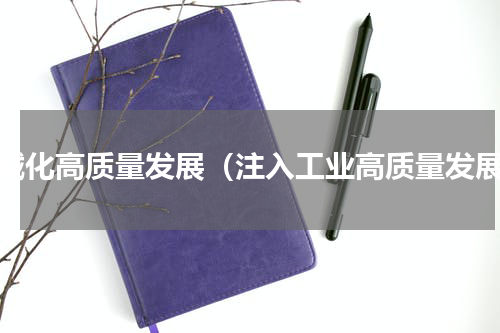 机械化高质量发展（注入工业高质量发展）