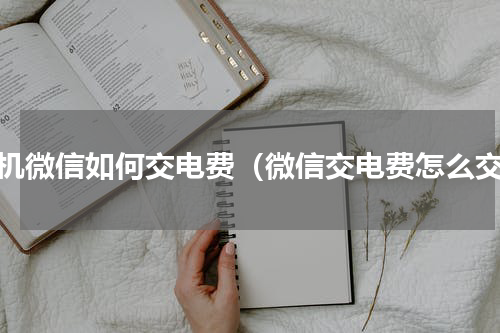 手机微信如何交电费（微信交电费怎么交）