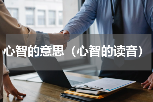 心智的意思（心智的读音）