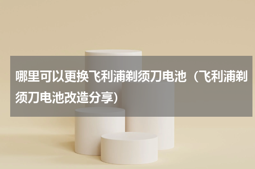 哪里可以更换飞利浦剃须刀电池（飞利浦剃须刀电池改造分享）