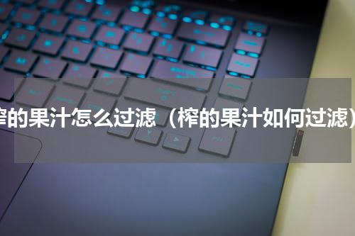榨的果汁怎么过滤（榨的果汁如何过滤）