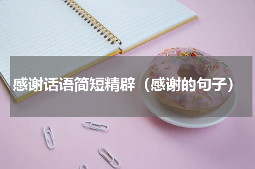 感谢话语简短精辟（感谢的句子）