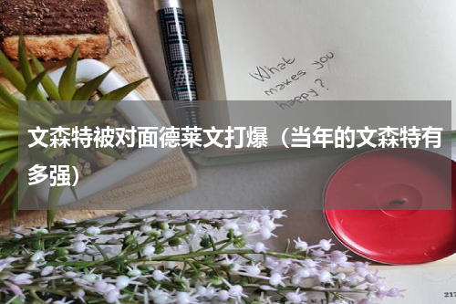 文森特被对面德莱文打爆（当年的文森特有多强）