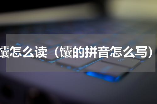 馕怎么读（馕的拼音怎么写）