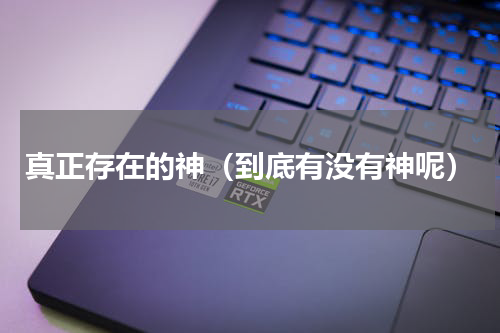 真正存在的神（到底有没有神呢）