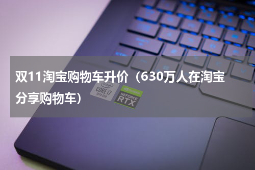 双11淘宝购物车升价（630万人在淘宝分享购物车）