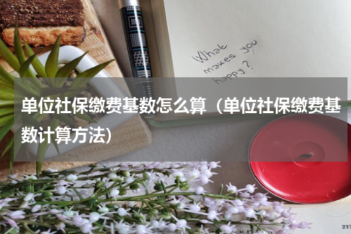 单位社保缴费基数怎么算（单位社保缴费基数计算方法）