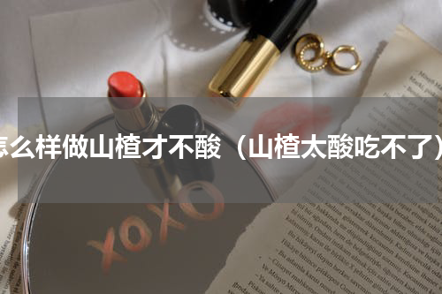 怎么样做山楂才不酸（山楂太酸吃不了）