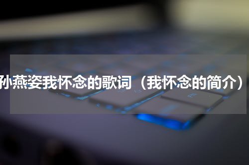 孙燕姿我怀念的歌词（我怀念的简介）