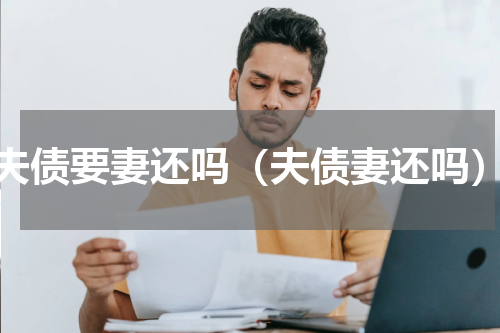 夫债要妻还吗（夫债妻还吗）