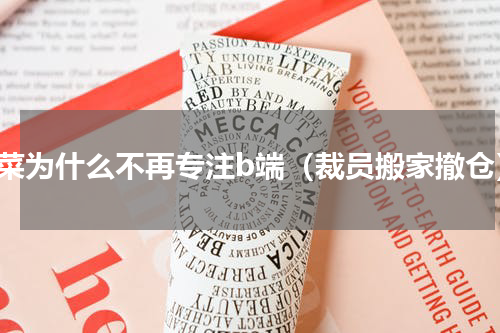 美菜为什么不再专注b端（裁员搬家撤仓）