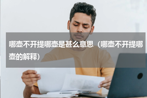 哪壶不开提哪壶是甚么意思（哪壶不开提哪壶的解释）