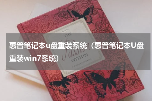 惠普笔记本u盘重装系统（惠普笔记本U盘重装win7系统）