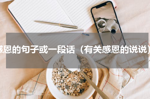 感恩的句子或一段话（有关感恩的说说）