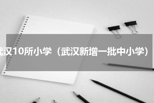 武汉10所小学（武汉新增一批中小学）