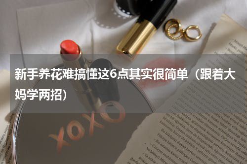 新手养花难搞懂这6点其实很简单（跟着大妈学两招）