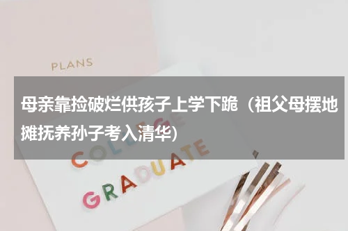母亲靠捡破烂供孩子上学下跪（祖父母摆地摊抚养孙子考入清华）