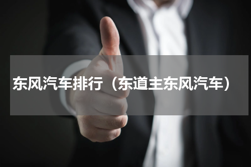 东风汽车排行（东道主东风汽车）