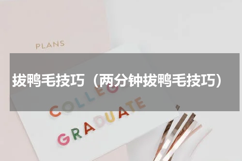 拔鸭毛技巧（两分钟拔鸭毛技巧）