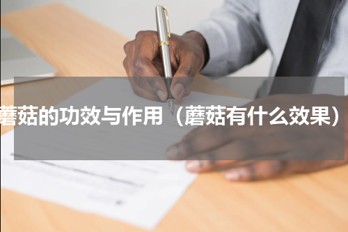 蘑菇的功效与作用（蘑菇有什么效果）