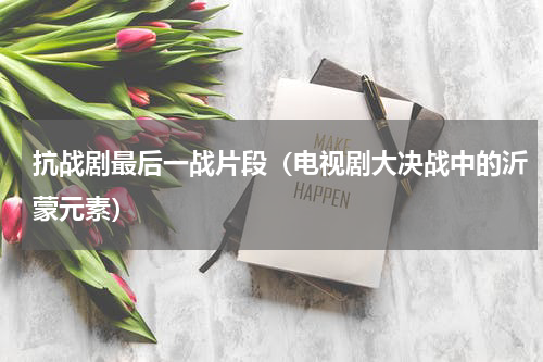抗战剧最后一战片段（电视剧大决战中的沂蒙元素）