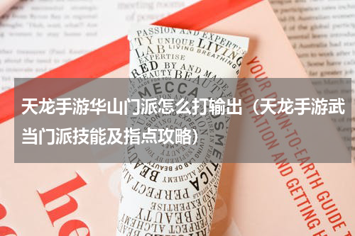 天龙手游华山门派怎么打输出（天龙手游武当门派技能及指点攻略）
