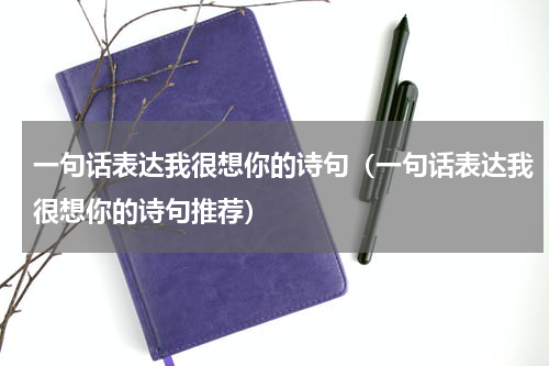 一句话表达我很想你的诗句（一句话表达我很想你的诗句推荐）