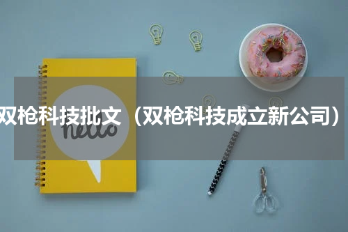 双枪科技批文（双枪科技成立新公司）