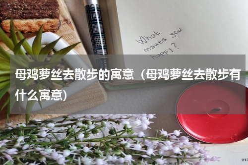 母鸡萝丝去散步的寓意（母鸡萝丝去散步有什么寓意）