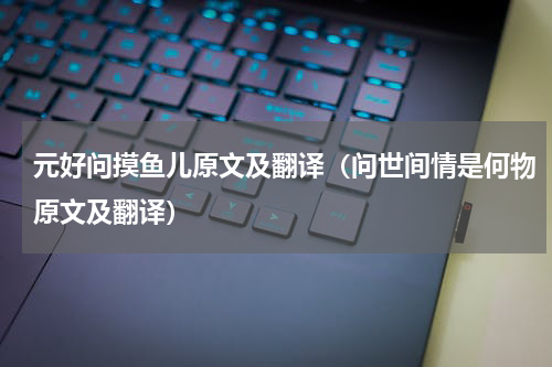 元好问摸鱼儿原文及翻译（问世间情是何物原文及翻译）