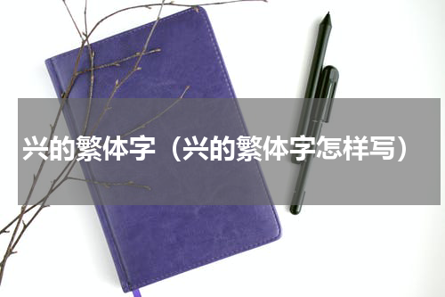 兴的繁体字（兴的繁体字怎样写）