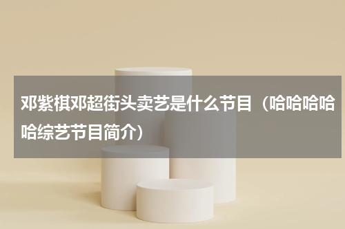 邓紫棋邓超街头卖艺是什么节目（哈哈哈哈哈综艺节目简介）