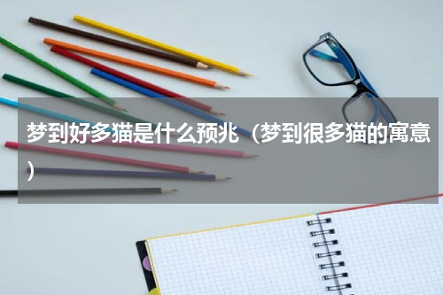 梦到好多猫是什么预兆（梦到很多猫的寓意）