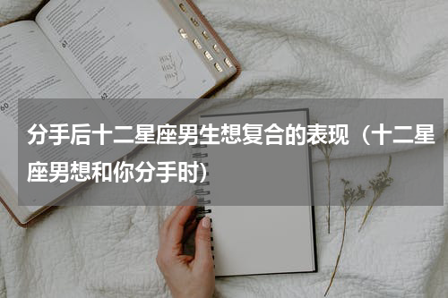 分手后十二星座男生想复合的表现（十二星座男想和你分手时）