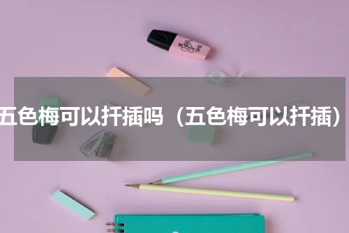 五色梅可以扦插吗（五色梅可以扦插）