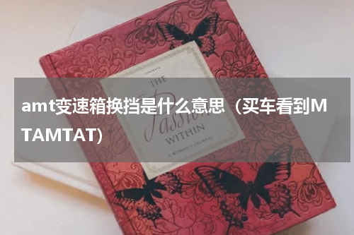 amt变速箱换挡是什么意思（买车看到MTAMTAT）