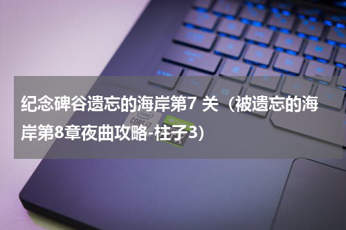纪念碑谷遗忘的海岸第7 关（被遗忘的海岸第8章夜曲攻略-柱子3）