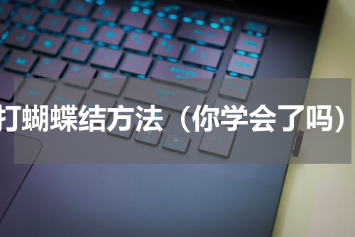 打蝴蝶结方法（你学会了吗）