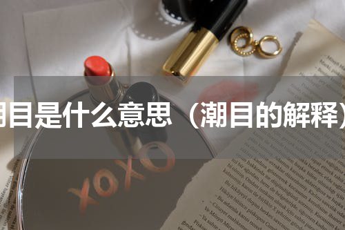 潮目是什么意思（潮目的解释）